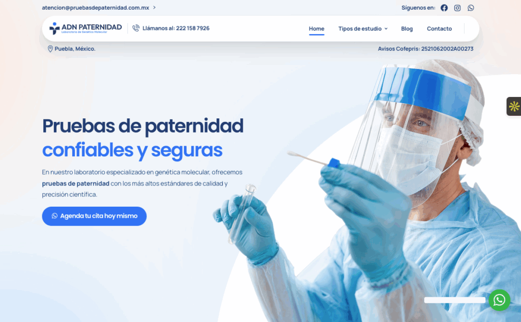 prueba de paternidad